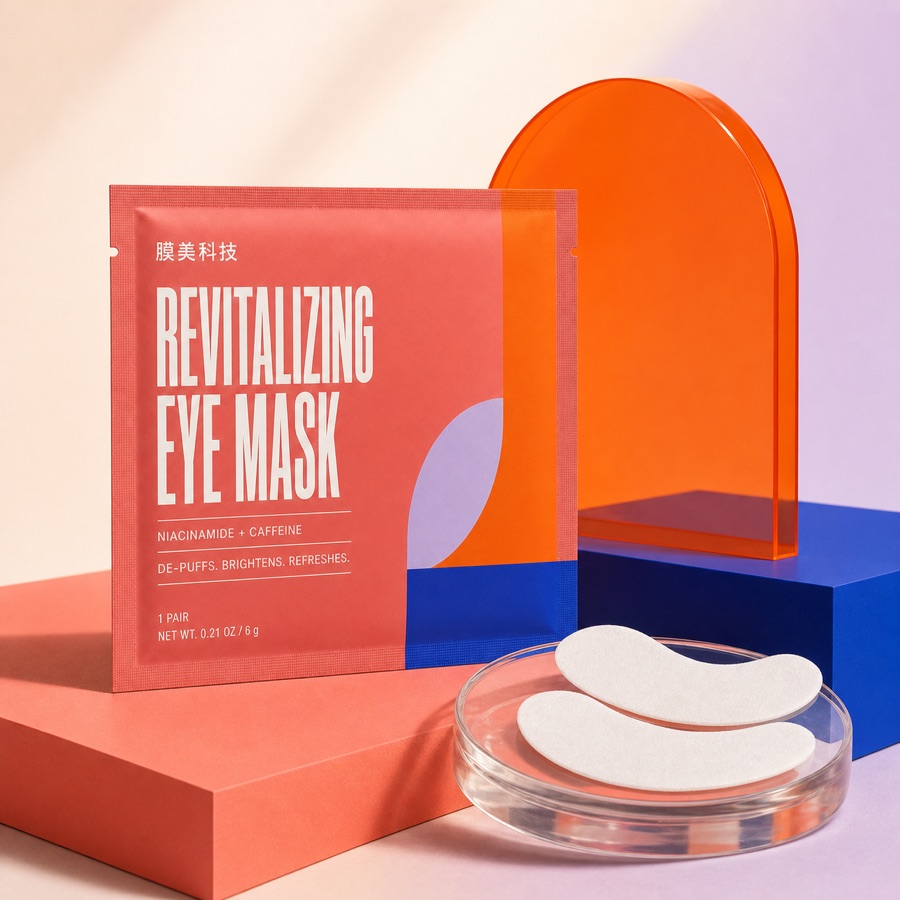 Private label hydrating eye mask product visual