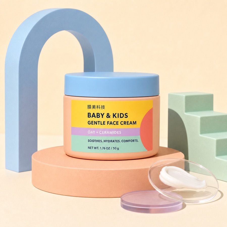 Private label baby gentle cream product visual