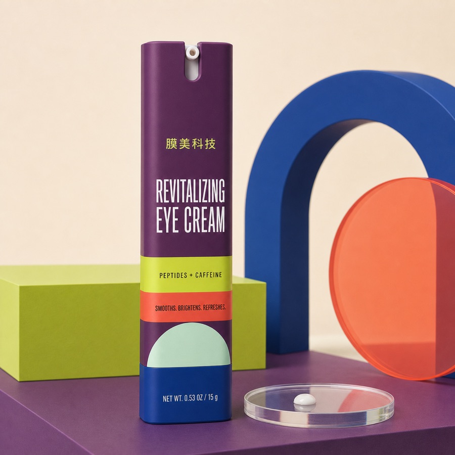 Private label renewal eye cream product visual